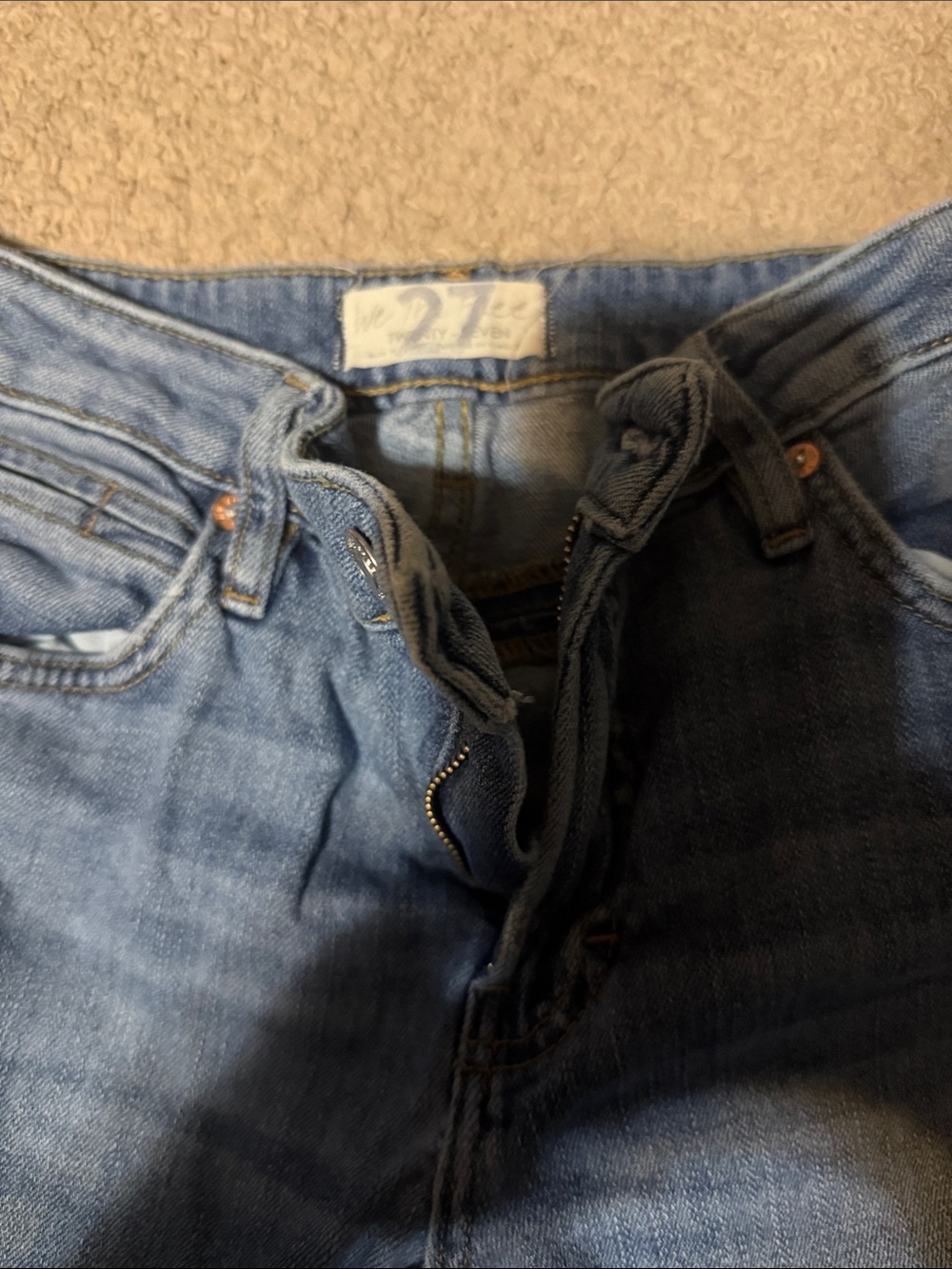 We The Free Light Blue Flare Jeans